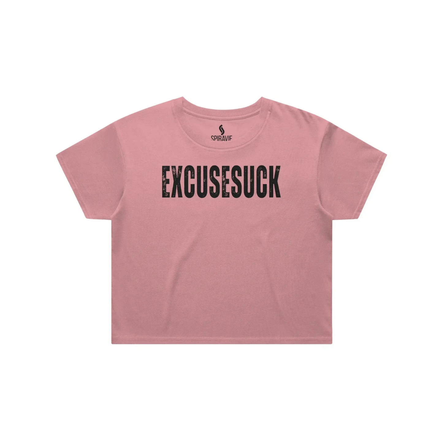EXCUSESUCK Women’s Active Cropped Tee