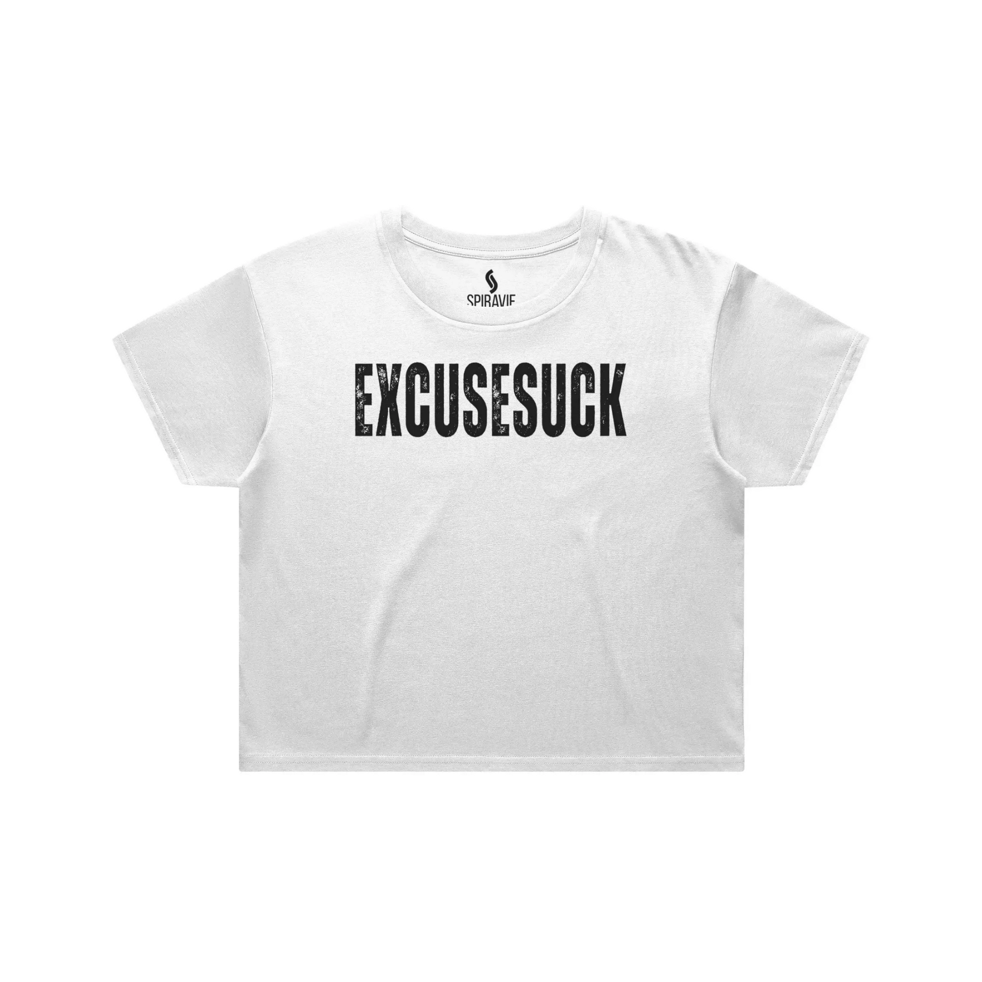 EXCUSESUCK Women’s Active Cropped Tee